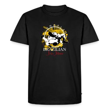 Omoplata - Bjj - Men's Premium Organic T-Shirt - black - Front - Nico (187cm)