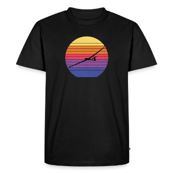 Planeurs planeurs de soleil - T-shirt Premium bio Homme - noir - Devant - Nico (187cm)