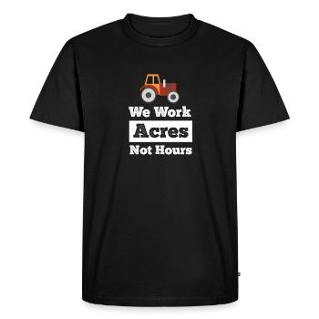 Drôle de campagne ferme paysanne et - T-shirt Premium bio Homme - noir - Devant - Nico (187cm)