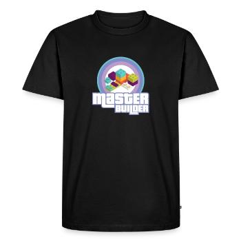 Master Builder Building Blocks Brick Builders - T-shirt Premium bio Homme - noir - Devant - Nico (187cm)