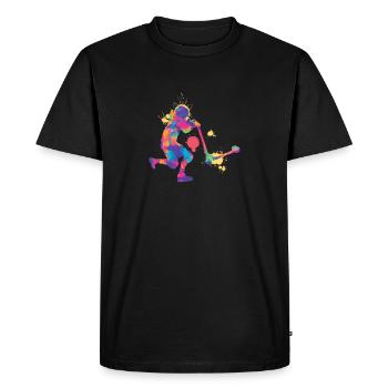 Trottinette Freestyle Pro Scoot 2 Street Skatepark - Men's Premium Organic T-Shirt - black - Front - Nico (187cm)