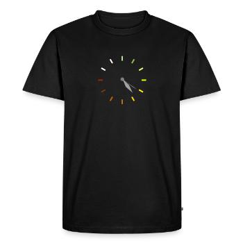 Clock Time Marijuana Stoner - T-shirt Premium bio Homme - noir - Devant - Nico (187cm)