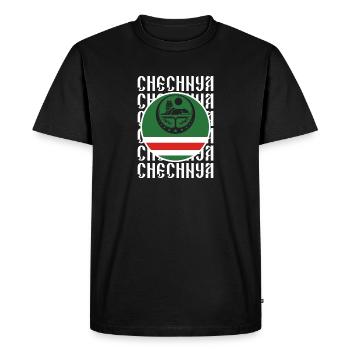 Chechnya Cadeau Grozny Ramzan Kadyrov Noxchi - T-shirt Premium bio Homme - noir - Devant - Nico (187cm)