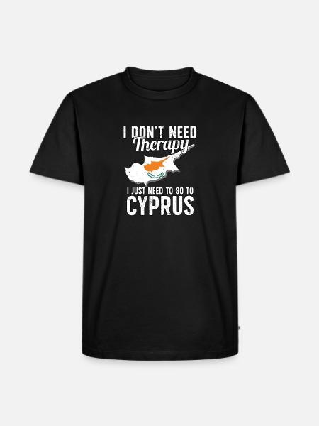 Cyprus flag I Cyprus souvenirs - Men's Premium Organic T-Shirt - black