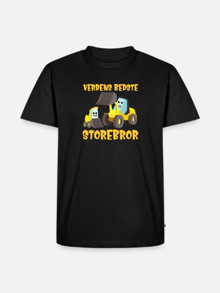 Verdens bedste storebror bror hjullæsser gave - Herre Premium økologisk T-shirt - sort