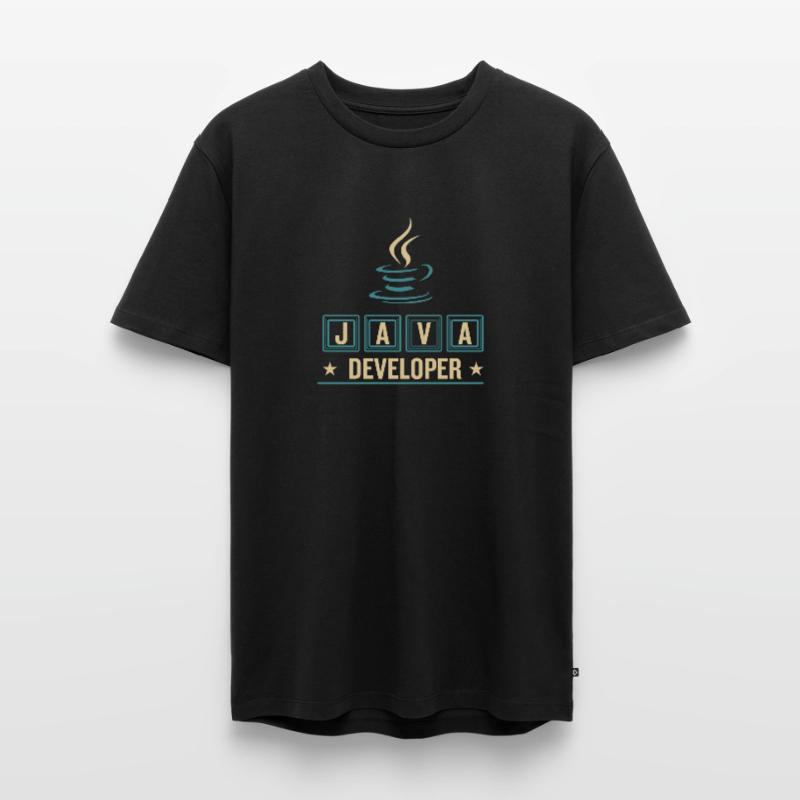 Java Developer Coffee Kaffee Men's Premium Organic T-Shirt