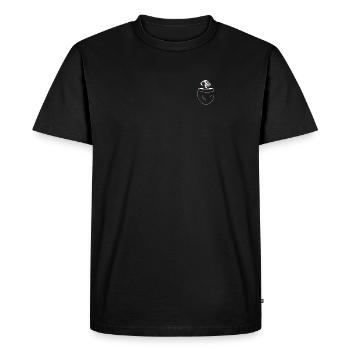 Teckel teckel chien de toit poche poitrine poitrine - T-shirt Premium bio Homme - noir - Devant - Nico (187cm)