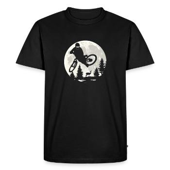 Mountain Biking - T-shirt Premium bio Homme - noir - Devant - Nico (187cm)
