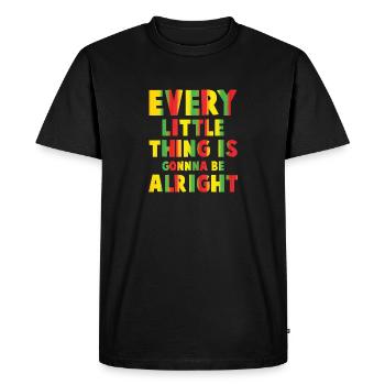 Reggae - T-shirt Premium bio Homme - noir - Devant - Nico (187cm)