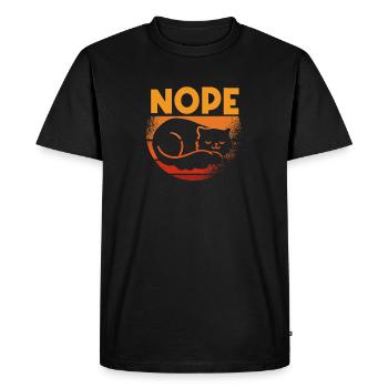 Nope La gueule de bois n’a pas envie - T-shirt Premium bio Homme - noir - Devant - Nico (187cm)
