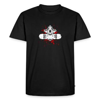 Skateboarding Skateboard Skateboarder - T-shirt Premium bio Homme - noir - Devant - Nico (187cm)