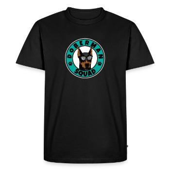 Doberman Squad I Dog Lover I Doberman - Men's Premium Organic T-Shirt - black - Front - Nico (187cm)