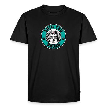 Shih Tzu Squad I Amoureux des chiens I Shih Tzu - T-shirt Premium bio Homme - noir - Devant - Nico (187cm)