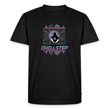 Chillstep Music Electro Music - Men's Premium Organic T-Shirt - black - Front - Nico (187cm)