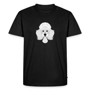 Poodle Lover I Dog Lover I Poodle - Men's Premium Organic T-Shirt - black - Front - Nico (187cm)