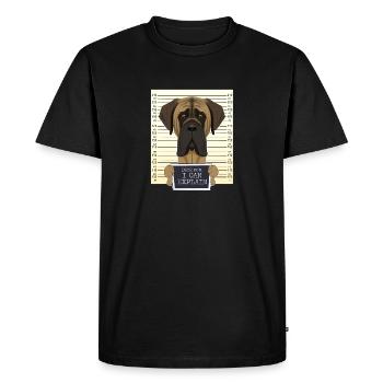 Chère maman, je peux expliquer que je Mastiff maman I Mastiff - T-shirt Premium bio Homme - noir - Devant - Nico (187cm)