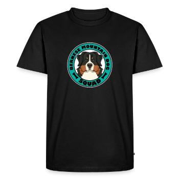 Bernese Mountain Dog Squad I Dog Lover Bernese - Men's Premium Organic T-Shirt - black - Front - Nico (187cm)