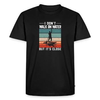 Stand Up Paddling Paddle Board SUP Board Saying - Men's Premium Organic T-Shirt - black - Front - Nico (187cm)