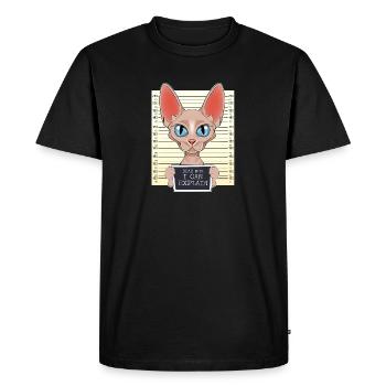 Sphynx Cat Mom - Chère maman que je peux expliquer - T-shirt Premium bio Homme - noir - Devant - Nico (187cm)