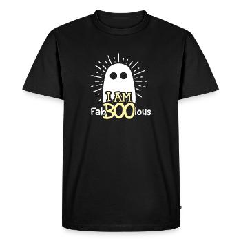 FabBOOlous fantôme drôle de cadeau d'Halloween - T-shirt Premium bio Homme - noir - Devant - Nico (187cm)