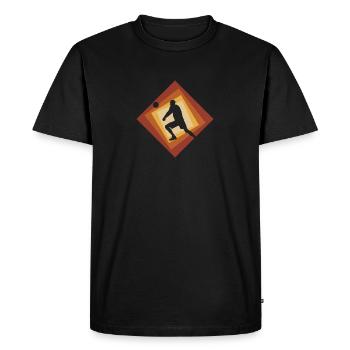 Plateaux Beachball - T-shirt Premium bio Homme - noir - Devant - Nico (187cm)
