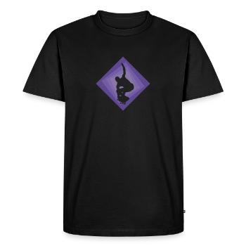 Skateboarder Skateboarding Skateboard - T-shirt Premium bio Homme - noir - Devant - Nico (187cm)