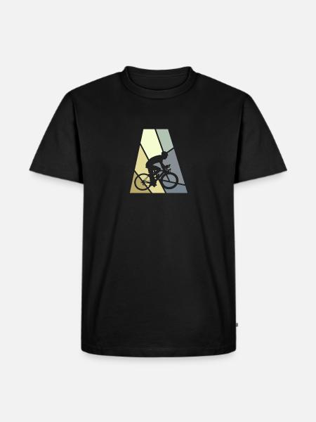 Radfahrer Bicycle - Männer Premium Bio T-Shirt - Schwarz