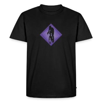Cycling Cyclists Cycling Tour - Men's Premium Organic T-Shirt - black - Front - Nico (187cm)