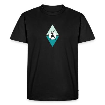 Ballet Opéra du Lac des Cygnes - T-shirt Premium bio Homme - noir - Devant - Nico (187cm)