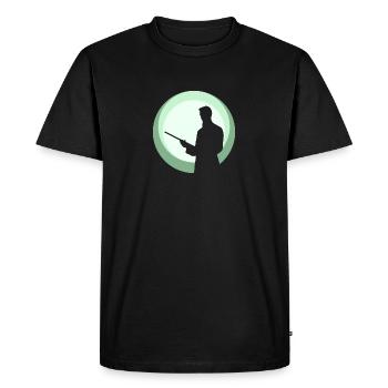 Joueur de billard Boule de billard Joueur de billard - T-shirt Premium bio Homme - noir - Devant - Nico (187cm)