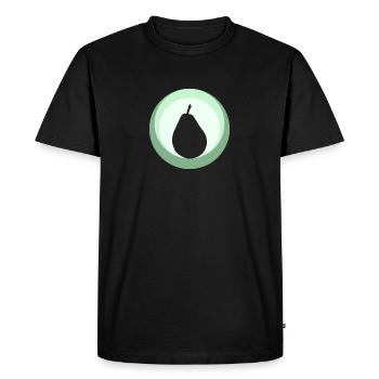 Petit-déjeuner végétalien Foodie - T-shirt Premium bio Homme - noir - Devant - Nico (187cm)