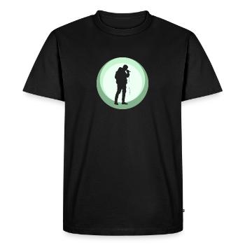 Beatboxing Beatboxer DJ - T-shirt Premium bio Homme - noir - Devant - Nico (187cm)