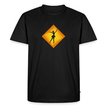 Ballet Opéra Ballet - T-shirt Premium bio Homme - noir - Devant - Nico (187cm)