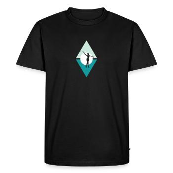 Stick Turning Stick Turning Gymnastics - Men's Premium Organic T-Shirt - black - Front - Nico (187cm)