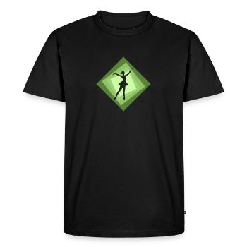 Ballet Ballet Danseur Le Lac des Cygnes - T-shirt Premium bio Homme - noir - Devant - Nico (187cm)