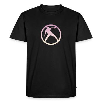 Raquettes de tennis de table Tennis de table - T-shirt Premium bio Homme - noir - Devant - Nico (187cm)