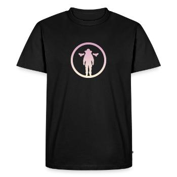 Abeilles Nectar d’abeille - T-shirt Premium bio Homme - noir - Devant - Nico (187cm)