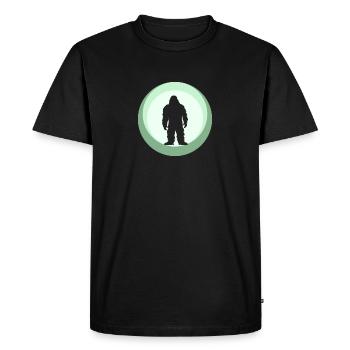 Lochness Big foot Big foot - T-shirt Premium bio Homme - noir - Devant - Nico (187cm)