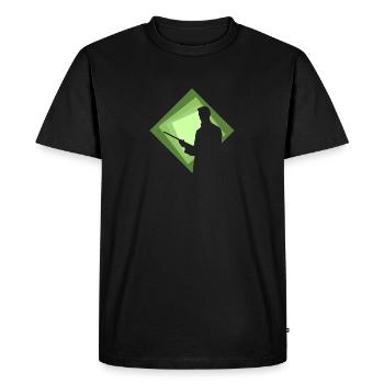 Boule de billard Billard Joueur de billard - T-shirt Premium bio Homme - noir - Devant - Nico (187cm)