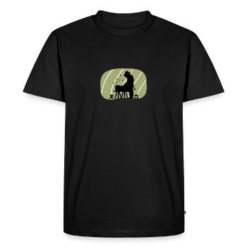 Nectar d’apiculture - T-shirt Premium bio Homme - noir - Devant - Nico (187cm)