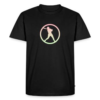 Raquette de softball Pitcher - T-shirt Premium bio Homme - noir - Devant - Nico (187cm)