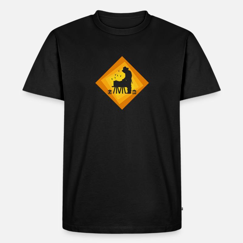 Beekeeper Bee Bee - Men's Premium Organic T-Shirt - black