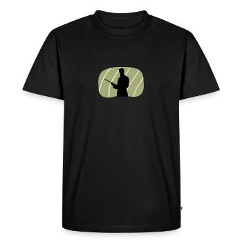 Joueur de billard Billard Boule de billard - T-shirt Premium bio Homme - noir - Devant - Nico (187cm)