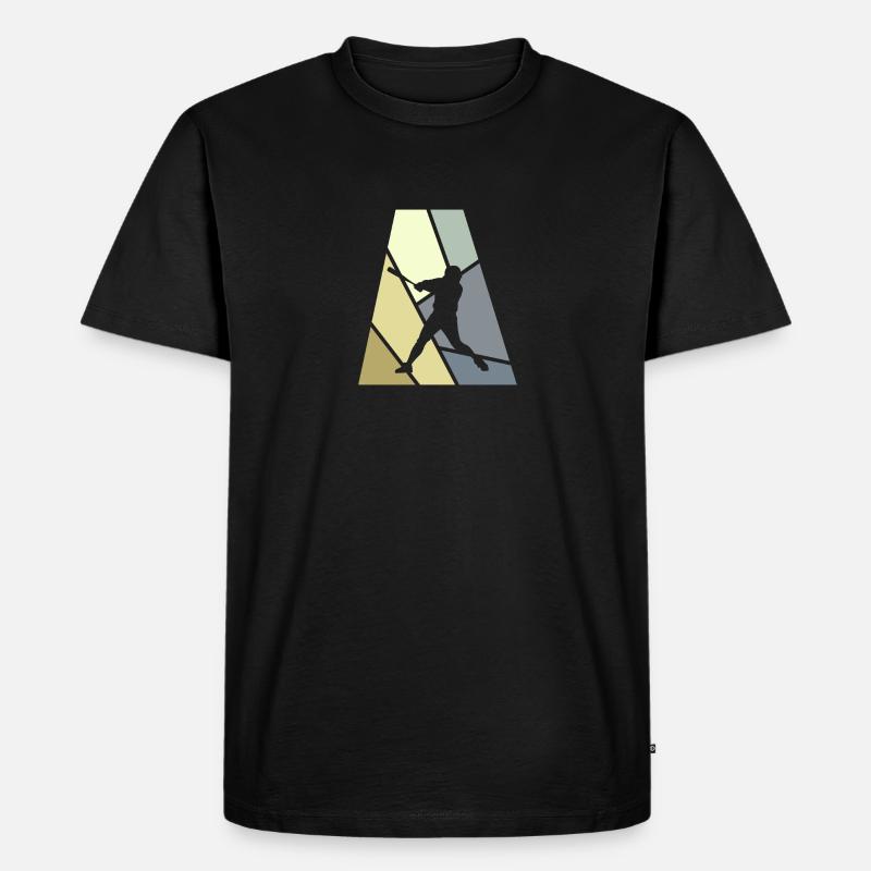 Softball Pitcher Pitcher - Männer Premium Bio T-Shirt - Schwarz