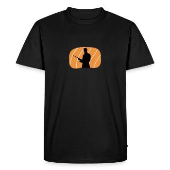 Joueur de billard Joueur de billard - T-shirt Premium bio Homme - noir - Devant - Nico (187cm)