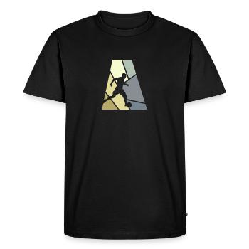 Beach Soccer Joueur de Beach Soccer - T-shirt Premium bio Homme - noir - Devant - Nico (187cm)
