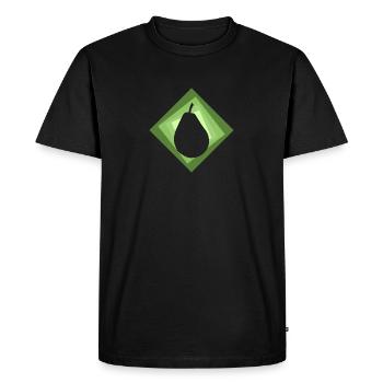 Toast à l’avocat Foodie - T-shirt Premium bio Homme - noir - Devant - Nico (187cm)