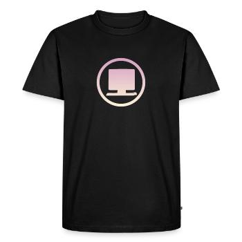 Computer Online Gamer - Men's Premium Organic T-Shirt - black - Front - Nico (187cm)