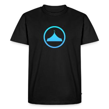 Chapiteau de cirque Clown éléphant - T-shirt Premium bio Homme - noir - Devant - Nico (187cm)
