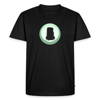 Sac à dos Sac à dos Backpacking - T-shirt Premium bio Homme - noir - Devant - Nico (187cm)